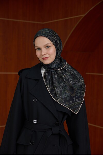 İpekhan Winter Bloom Μαλακό Κασκόλ 1243 Μαύρο