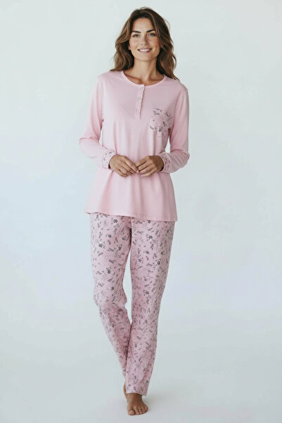 Butik Σετ Πιτζάμες Υψηλής Ποιότητας ελαφρύ Πλήρες Σετ Βαμβάκι τεμαχίων