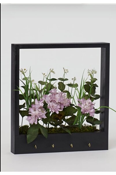 SAKLI ATÖLYEM Ahşap Çerçeveli Anahtarlık