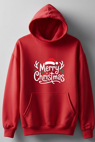 Sebesta Fashion New Season Christmas Printed 3-Ply Cotton Cap Hooded Eatshirts