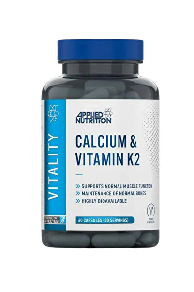 applied nutrition Applied Nutrition Calcium Plus Vitamin K2 Capsules, 60 Capsules