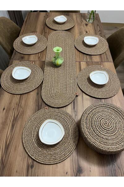 Namteks Șuviță de iută 6 bucăți supla 1 bucăți runner cadou pentru mireasă