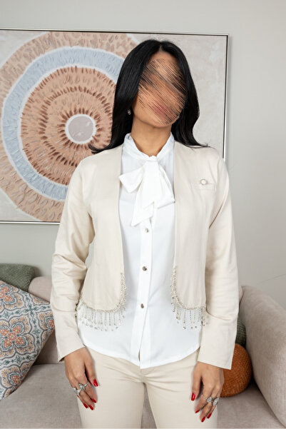 SELSAL Blouse with a fringed jacket