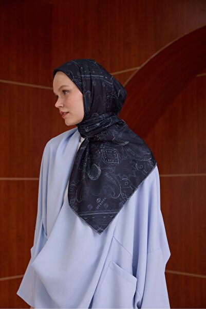 İpekhan Winter Bloom Μαλακό Κασκόλ 1243 Ναυτικό Μπλε