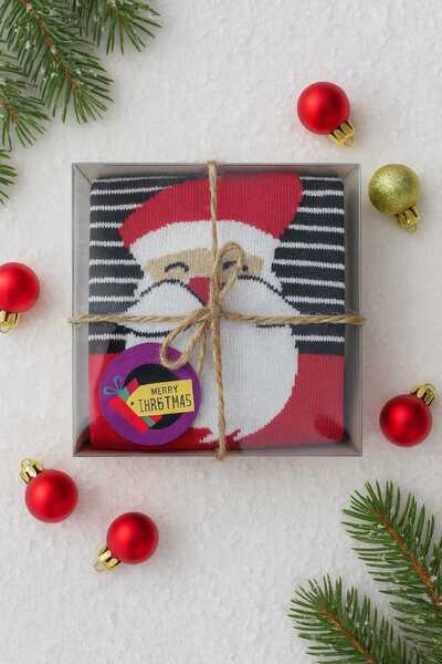 ALASEREN Acetate Boxed Christmas Gift – Colorful Winter Socks in Stylish Packaging 🎁