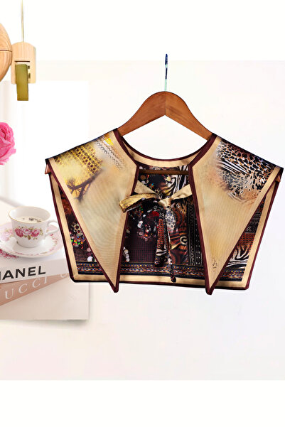 nurfemina imprimeu leopard șal de umăr „Safari Collage”. |   Guler de lux cu model exotic „Tribal Glory”.