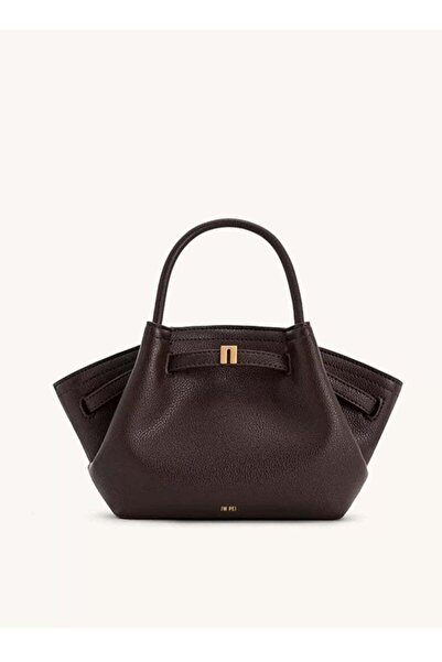 Generic Women's Hana Deep coffee colored oil wax skin Tote Bag