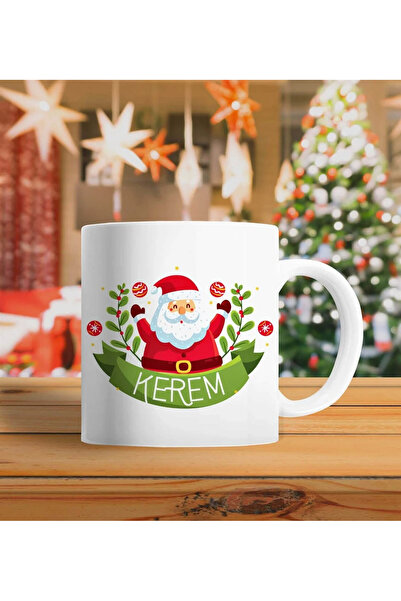 Hr Production Kişileştirilebilir Hediyeli Yılbaşı Temalı Kupa Bardak|Anahtarl...