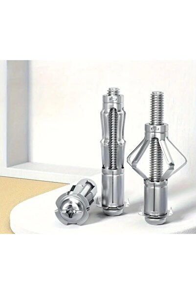 ATG Rayko 40 Adet(4x46mm)Paraşüt Tipi Alçıpan Tavan Dübeli,Korniş Dübeli,Alçı...