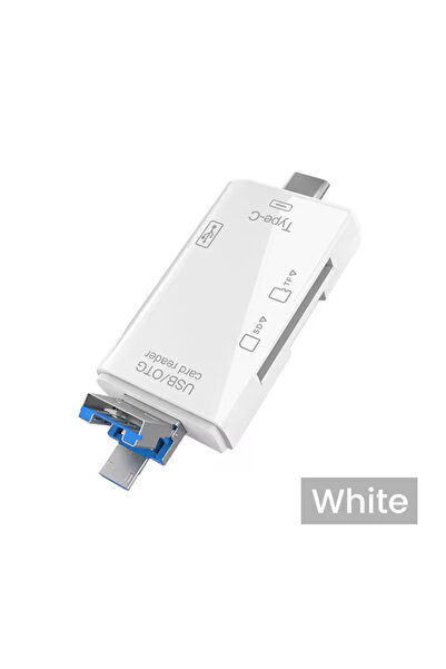 Bİ TIK BİLİŞİM 6-in-1 Functionality Otg Tf Sd Converter Card Reader
