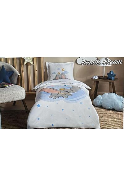 Özdilek Disney Ranforce Baby Duvet Cover Set Dumbo Dream Blue
