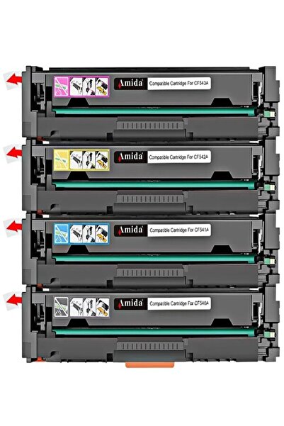 AMİDA 201A Toner Cartridge Set - Compatible with HP MFP M277dw, MFP M277n, M252dw Printers