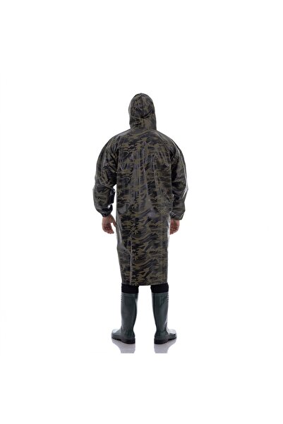 FazAv Windproof and Waterproof Raincoat Camouflage