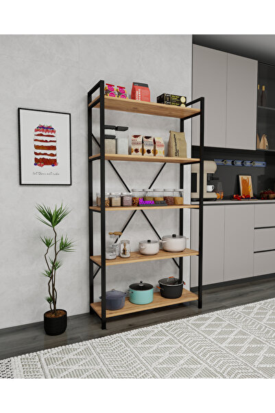 UmkaHome 5 Raflı Mutfak Düzenleyici Raf Sistemi 180X90X25