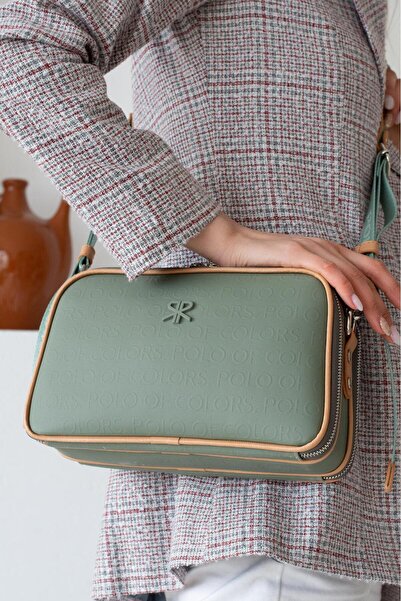 Çanta Trend Polo of Colors Green Women's Shoulder Bag