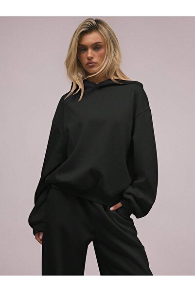 MONFİ سترة نسائية بغطاء للرأس من أوفرسايد