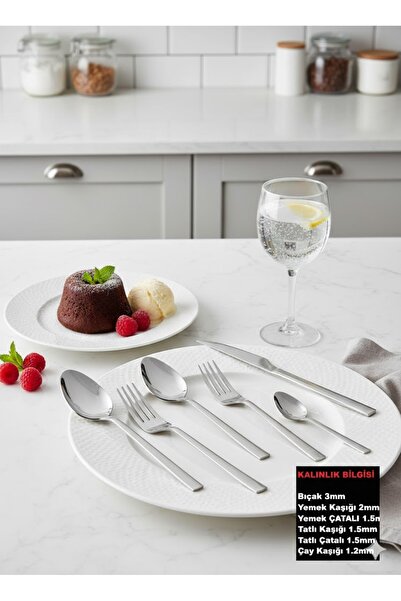 HAKS SADE 72 PARÇA ÇATAL KAŞIK SETİ