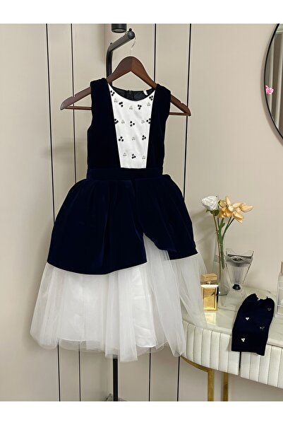 berlanty Luxurious velvet evening dress for little princesses - unique design
