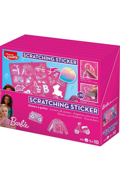 Maped مابد كريتيف ملصقات سكراتش ارت - باربي