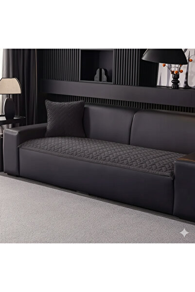vivamia Non-Slip Base Quilted Sofa Cover 70 X 190 Smoked