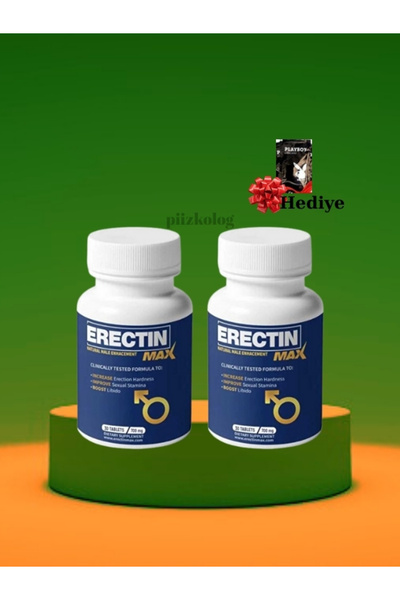 BRKN Erectin Max Natural Erkeklere Bitkisel Destek Özel Geliştirici 30 Lu 2 A...