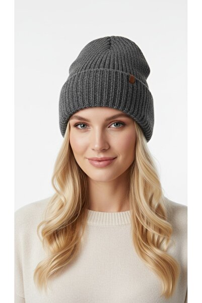 gigigiyim Thick Wool Knit Basic Women's Beanie