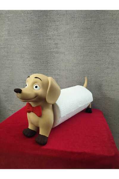 GEZEGENX Decorative Paper Towel Holder, Roll Napkin Holder, Dog Figured Towel Holder, Towel Holder