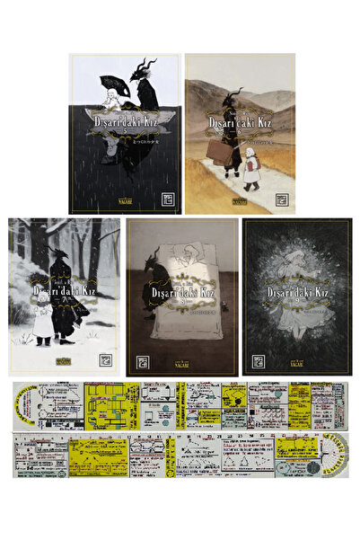 Destek Yayınları Dışarıdaki Kız 5-6-7-8-9. Ciltler Manga Seti + Özel Cetvel