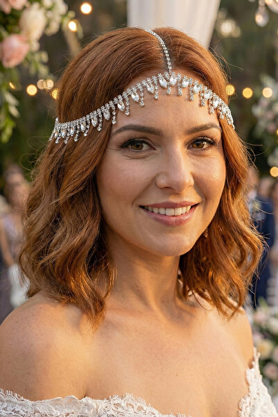 ESPEREST Elegant Bridal Headpiece with Crystal Detail – Headband Accessory fo...