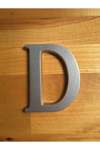 ICON TOOLS LETTER, ALUMINUM, 105 MM, SILVER, / LETTER D/