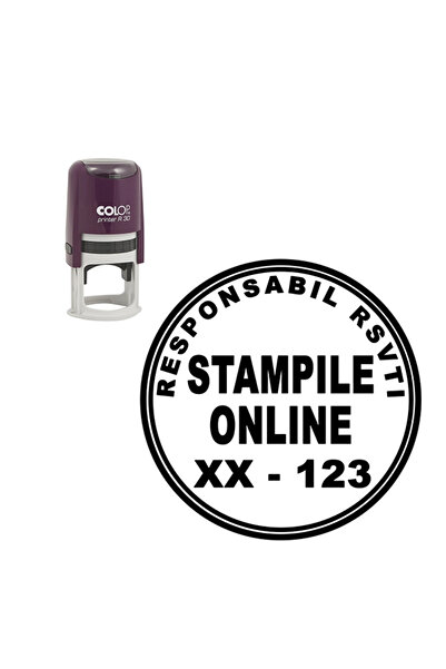 Colop Printer Stampila de birou iscir rotunda 25mm