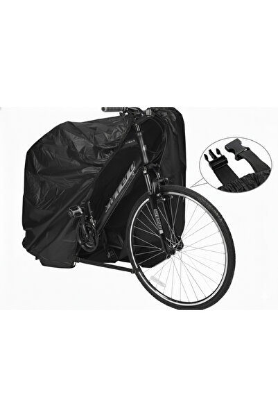 Autorez Bicycle Tarpaulin Waterproof Bicycle Cover - Black