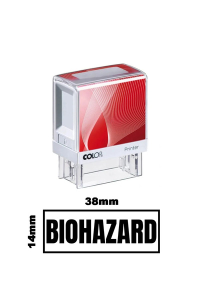 Colop Printer Stampila DE BIROU BIOHAZARD de birou 38x14mm