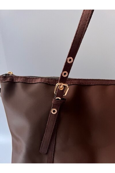 Dressy Espresso Tote Kadın Kahverengi El Ve Omuz Çantası