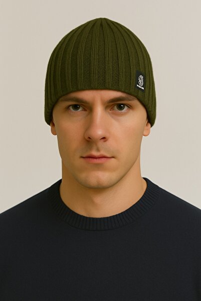 gigigiyim قبعة رجالية مضلعة بطبقة مزدوجة