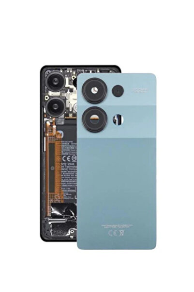 Fodos Xiaomi Uyumlu Redmi Note 13 Pro 4G Arka Pil Batarya Kapağı Kamera Lensl...