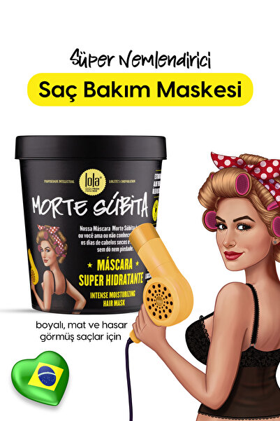 Lola From Rio Morte Sübita Süper Nemlendirici Saç Maskesi, Morte Súbita Másca...