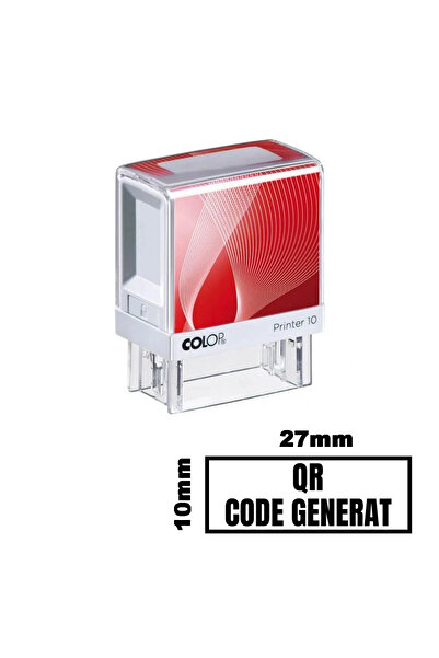 Colop Printer Stampila QR CODE GENERAT de birou 27x10mm