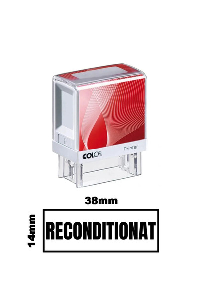 Colop Printer Stampila DE BIROU RECONDITIONAT de birou 38x14mm