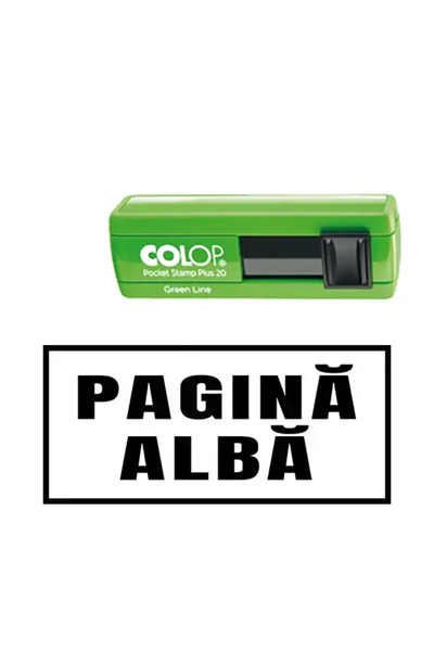Colop Printer Stampila de buzunar pagina alba