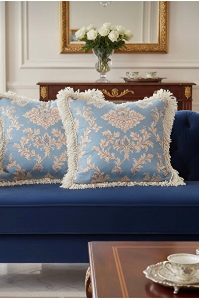 JACA Set of 2 Square Throw Pillows (45X45Cm)