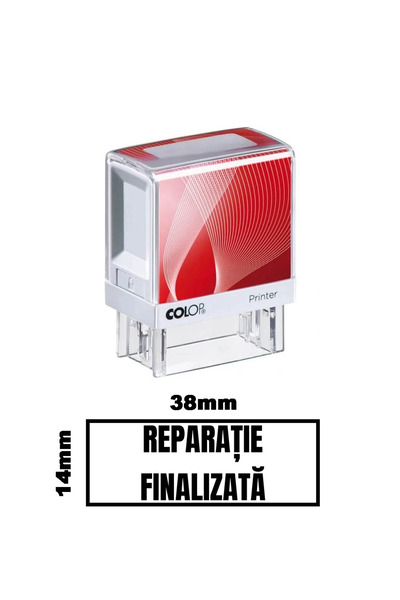 Colop Printer Stampila DE BIROU REPARATIE FINALIZATA de birou 38x14mm