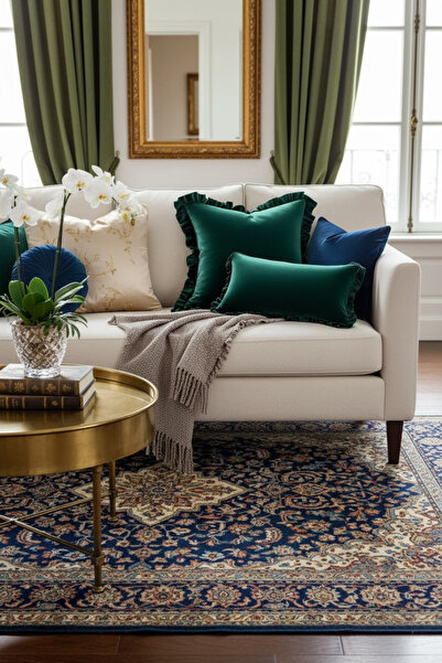 JACA Set of 2 Square Throw Pillows (45X45Cm)