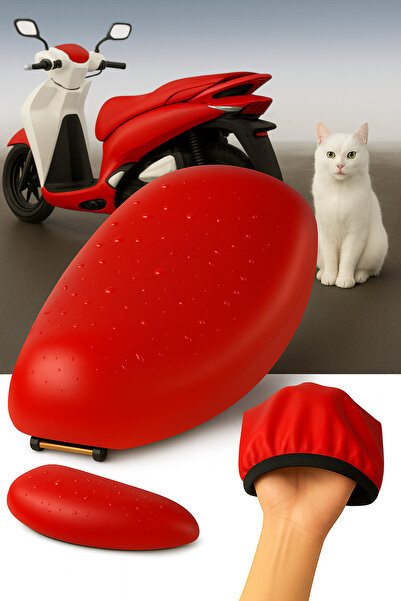 lawrenceshop Husa compatibila pentru motocicleta Vespa Lxv 125, din piele, pentru scaun, husa compatibila, burla - rezistenta la apa