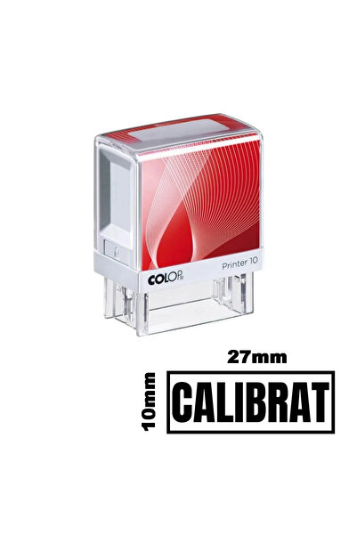 Colop Printer Stampila CALIBRAT de birou 27x10mm