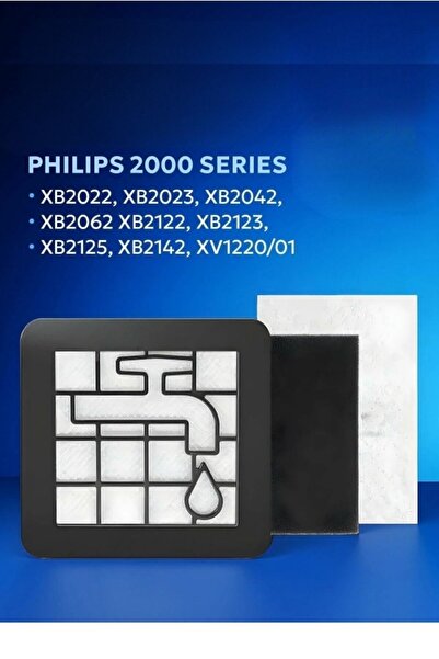srfn ticaret Philips 2000 Series Xv1220/01 Model Compatible Vacuum Cleaner Filter Set