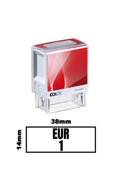Colop Printer Stampila DE BIROU EUR 1 38x14mm