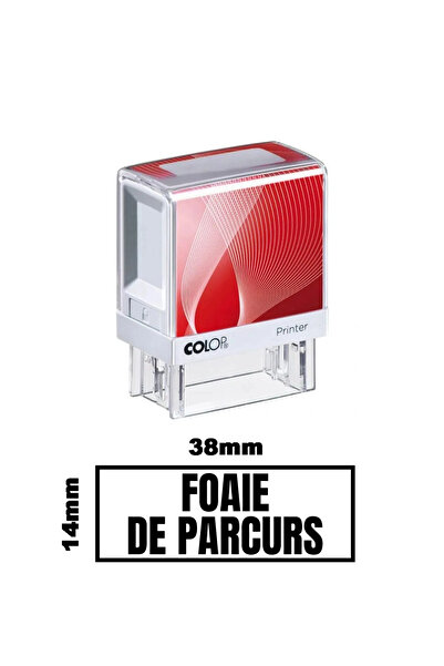 Colop Printer Stampila DE BIROU FOAIE DE PARCURS de birou 38x14mm