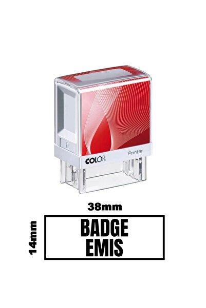 Colop Printer Stampila DE BIROU BADGE EMIS de birou 38x14mm