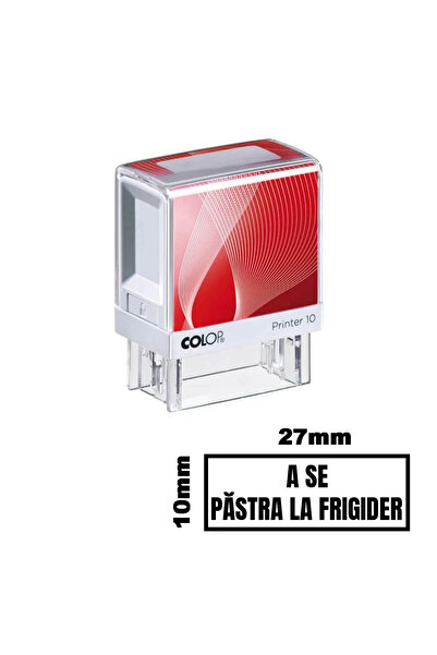 Colop Printer Stampila A SE PASTRA LA FRIGIDER de birou 27x10mm
